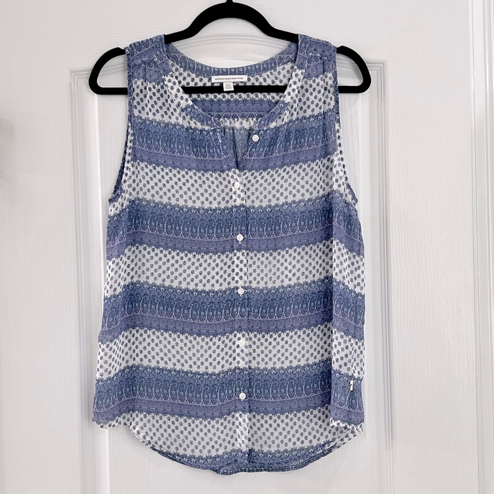 American Eagle Sleeveless Blouse